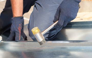 Sleight metal flat roofing repairs